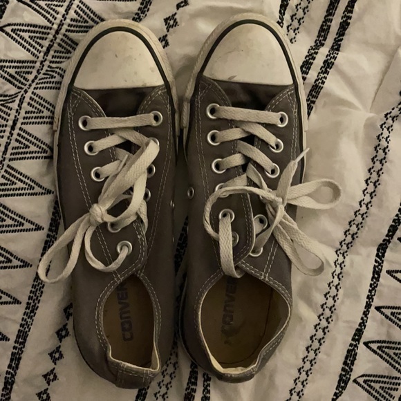GREY CONVERSE women’s size 7 - Picture 2 of 3